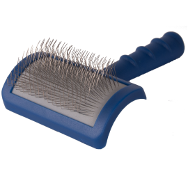 SHOW TECH Tuffer Than Tangles Long Soft Pin, Perie Slicker Profesionala, Pini Lungi si Fini, Caini cu Blana Delicata si Pui de Catel