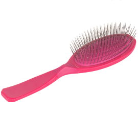 SHOW TECH Ultra Pro Large Hot Pink, Perie Profesionala Roz cu Pini Lungi Pentru Caini cu Blana Deasa | Lunga sau Carliontata