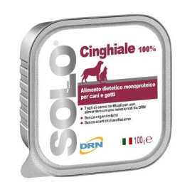 SOLO DRN, cu Mistret, Hrana  Umeda Dietetica Monoproteica Pentru Caini si Pisici, 100g