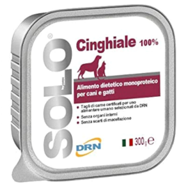 SOLO DRN, cu Mistret, Hrana  Umeda Dietetica Monoproteica Pentru Caini si Pisici, 300g