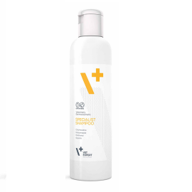 VETEXPERT Sampon Specialist Pentru Caini si Pisici, cu Clorhexidina 3% si Ketoconazol 1%, Actiune Antimicrobiana si Antimicotica 250ml