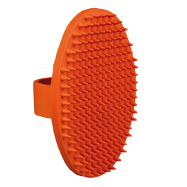 TRIXIE Perie Palmara din Cauciuc Pentru Toaletare | Finisare Caini sau Pisici cu Blana Scurta 13x9cm