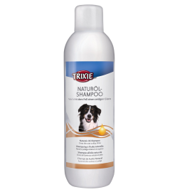 TRIXIE Sampon cu Uleiuri Naturale, Pentru Caini, Volum si Stralucire Matasoasa Pentru Orice Tip de Blana, 1L