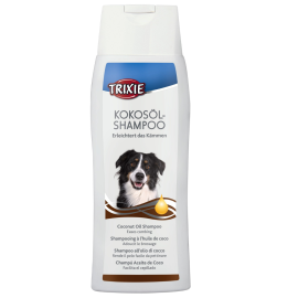 TRIXIE Sampon Hidratant cu Ulei de Cocos Pentru Caini, Blana Matasoasa si Stralucitoare, 250ml