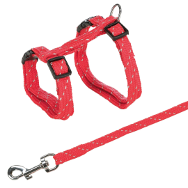 TRIXIE Set Ham si Lesa Reflectorizanta Pentru Pisici, 27-45cm | 1.3m