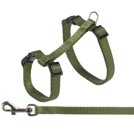 TRIXIE Set Lesa şi Ham Pisici Adulte, Diferite Culori, 27-45cm | 1.2m