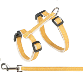 TRIXIE Set Lesa şi Ham Pisici Adulte, Ocru, 27-45cm | 1.2m