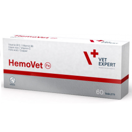 VET EXPERT HemoVet, Supliment Nutritiv Pentru Caini cu Anemie, 60 tablete