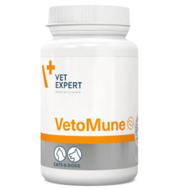 VET EXPERT VetoMune Twist Off, Supliment Pentru Stimularea Iminitatii la Caini si Pisici, 60 capsule