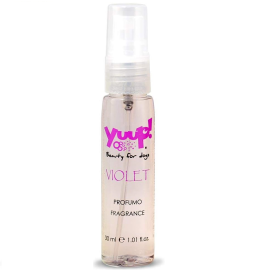 YUUP! Violet, Parfum Fara Alcool, cu Note Florale de Trandafiri, Iasomie, Liliac si Mosc, Pentru Caini si Pisici, 30ml