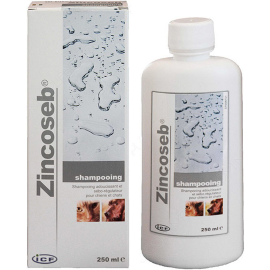 ICF ZINCOSEB Sampon Dermatologic Antiseboreic, Piele Grasa sau Uscata, Caine sau Pisica, 250 ml